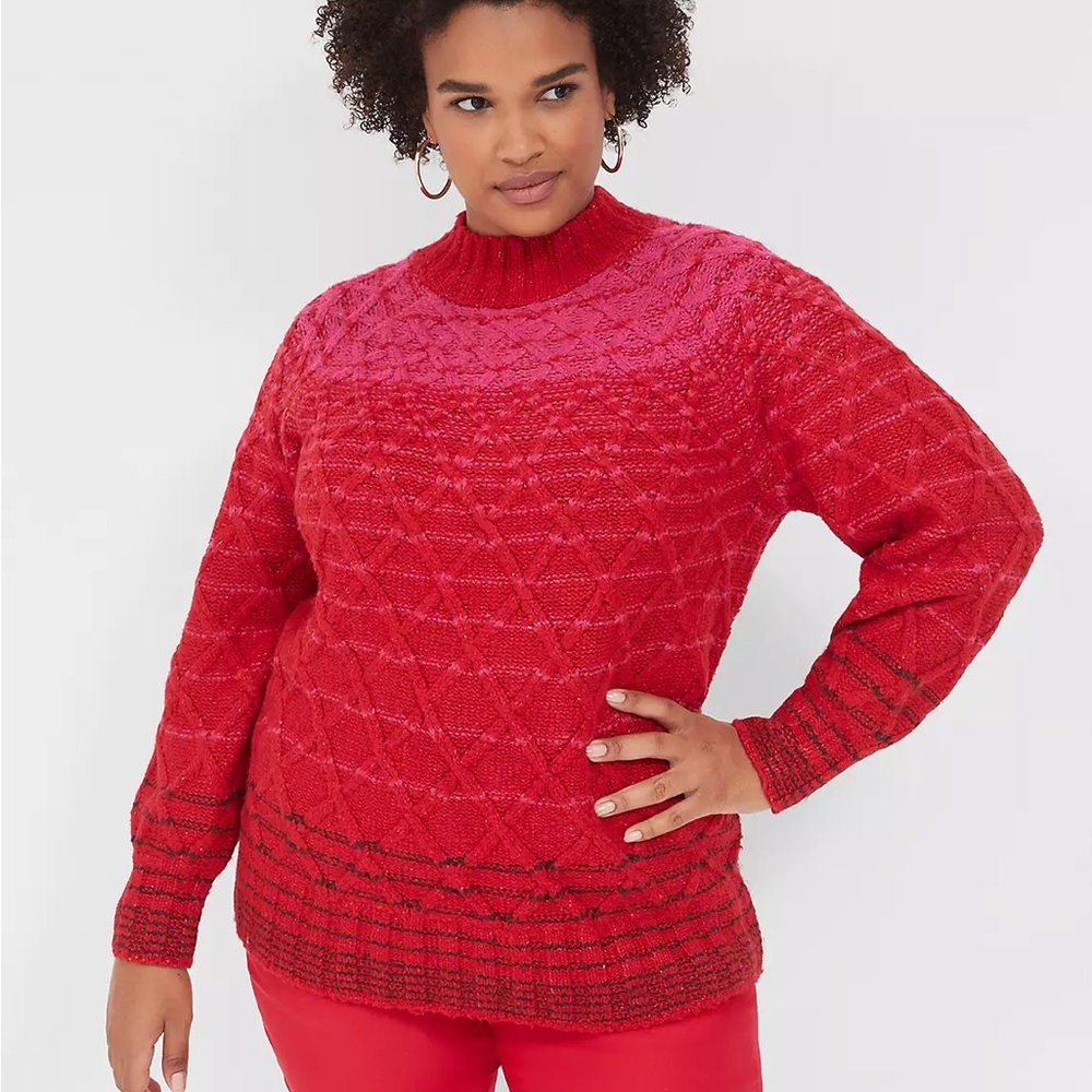 Lane Bryant Pink Sweater Size 22/24